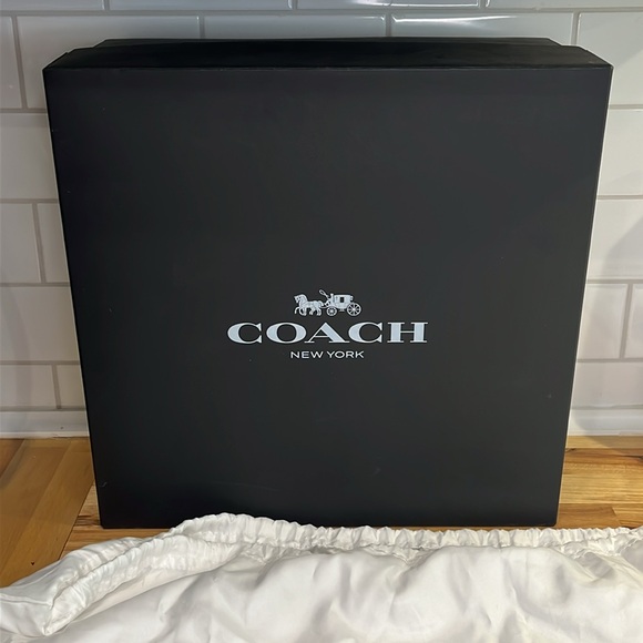 Coach Dreamer 36 Handbag Colorblock Snakeskin Detail Purse Smooth Leather - Picture 11 of 14